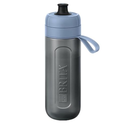 Brita Borraccia Filtrante Attivo Blu Scuro (0,6 L) Riduce Cloro, Particelle Belle ≥ 15 Μm, Alcuni Pesticidi, Erbicidi E Ormoni. Conserva I Minerali Co