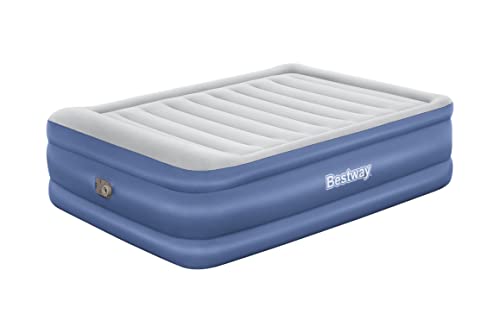 Bestway 67690-5 Materasso Gonfiabile Matrimoniale Da 203X152X61 Cm, Con Pompa Integrata