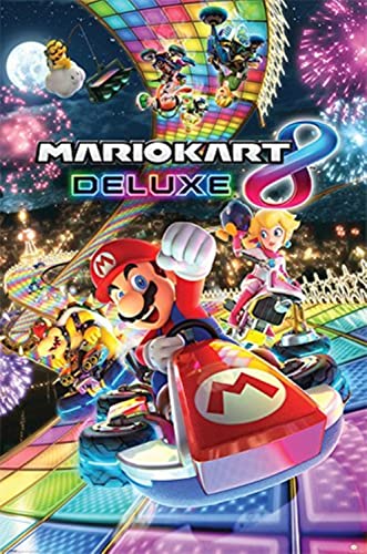 Pyramid International Deluxe Mario Kart 20,3 Cm Maxi Poster, Plastica/Vetro, Multicolore, 61 X 91.5 X 1.3 Cm