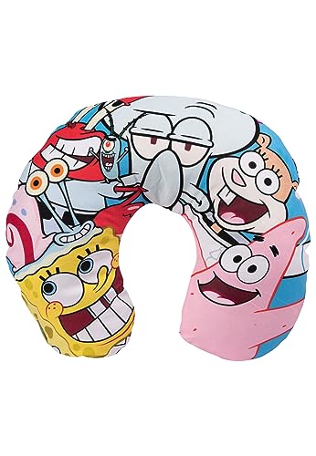 United Labels Spongebob - Cuscino Cervicale Da Viaggio, Comodo Cuscino Da Viaggio