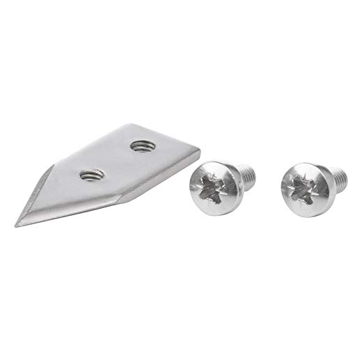 Westmark Set Di Parti Di Ricambio, 3 Pezzi, Lama + 2 Viti Per Macchina Apriscatole Sieger Clou 30/40/50, Acciaio Inox, Argento, 19952280