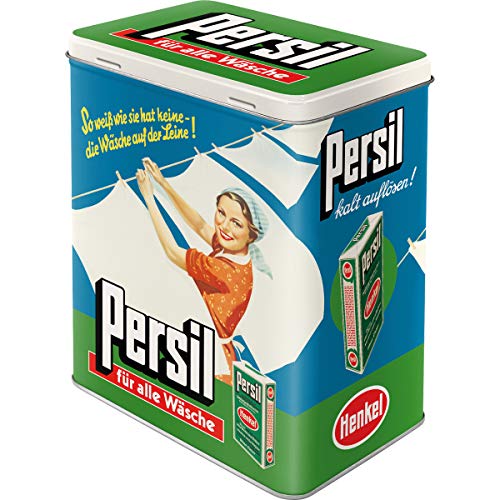 Nostalgic-Art Contenitori Di Latta Retrò L Persil – Idea Regalo Per Amanti Della Nostalgia, Grande Scatola Di Detergente, Design Vintage, 3 L