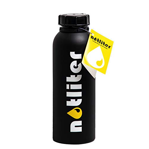 Tanica Benzina | Tanica Carburante Nera Opaca | 1,25 Litri | Taniche Carburante Per Benzina, Diesel, Acqua Ecc. | Tanica Per Benzina | Regalo Uomo | T