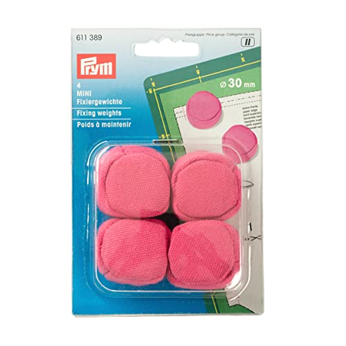 Prym Fixing Weights, Cotone, Pink, 30 Mm, 4 Unità