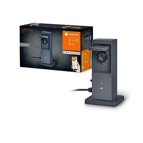 Ledvance Terminale Smart+ Wifi Outdoor Eu Con Ripetitore Integrato E 2 Prese, 230 V, Estende La Zona Wifi Esterna, Collegamento Di Dispositivi Wireles