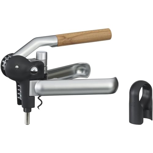 Wmf Baric - Cavatappi A Leva Per Vino, 19 X 11 X 15 Cm, Cavatappi Con Tagliafoglio, Apribottiglie Professionale, Apribottiglie Per Vino E Prosecco, Ap