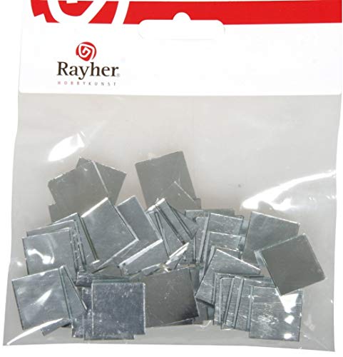 Rayher Tools & Home Improvement, Altro Materiale, Argento, 2X2 Cm, 50 Unità
