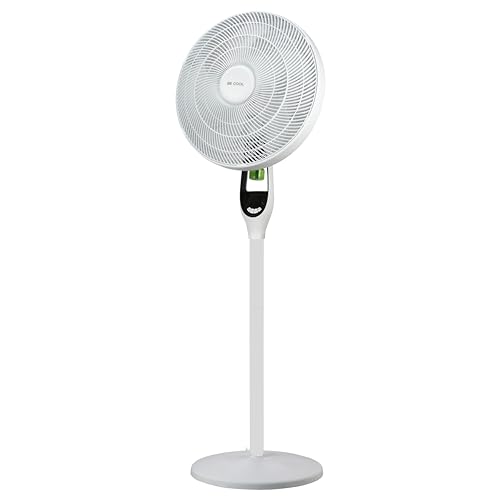 Be Cool Ventilatore Da Pavimento E Da Tavolo Con Repellente Per Zanzare Bc40Stmosq - Ventilatore Flessibile (2 In 1), Ø 43 Cm, 55 Watt, Funzione Girev