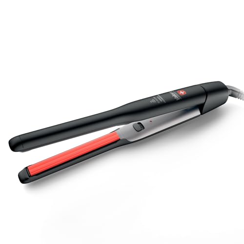 Valera, Swiss'X Volumissima, Piastra Frisé, Piastra Professionale In Ceramica, Controllo Elettronico Della Temperatura, Puntali Termoisolanti, Pulsant
