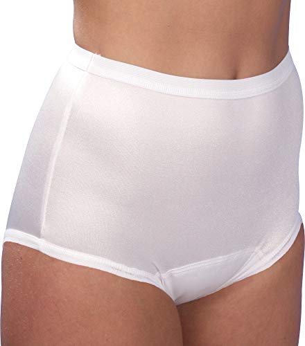 Hydas – Pantaloni Effetto Snellente E Incontinenza, Forma Del Tipo, Colore Bianco