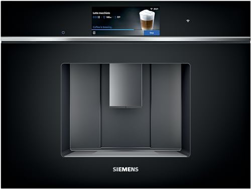 Siemens Ct718L1W0 Iq700 - Macchina Da Caffè Intelligente Da Incasso, 59,4 Cm, Automilk Clean - Pulizia Automatica A Vapore Del Sistema Lattiero-Casear