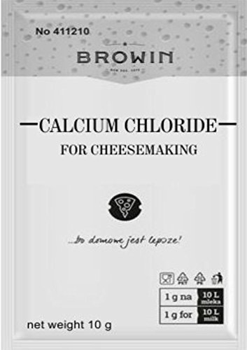 Alcofermbrew Cloruro Di Calcio 10G / 100L - Lattato Di Calcio, Calcio Lattato, Caglio, Culture Formaggio, Mela Renetta, Rennet, Caglio Per Formaggio,