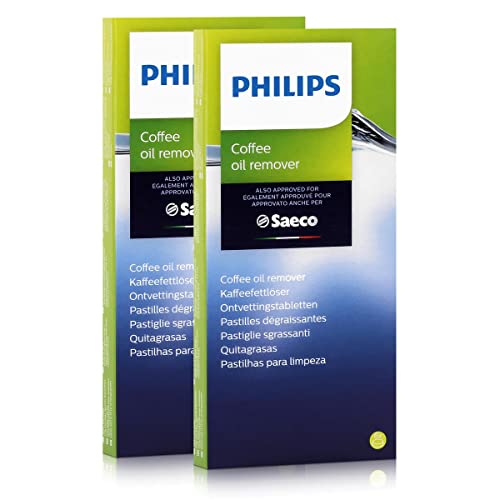 Philips Saeco Ca6704/10, Pastiglie Sgrassanti Per Caffè, Confezione Da 2 Pezzi Con 6 Pastiglie Da 1,6 G Cadauna
