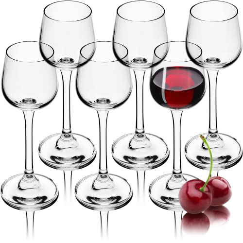 Kadax Wodkagläser Con Gambo, 60 Ml, Set 6Er, Occhiali Per Vodka, Liquore E Alcolico Colorato, Spreco
