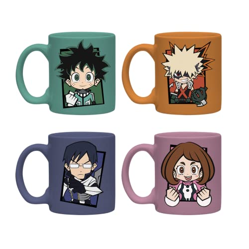 Abystyle - My Hero Academia Set 4 Tazze Da Espresso Chibi