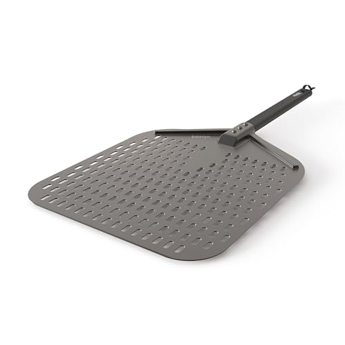Ninja Woodfire Pala Per Pizza Per Forno Da Esterno Oo11Eu, Pala Per Pizza Forata E Leggera, Maneggevole, Resistente Alla Ruggine, Pizze Fino A 3Cm Di