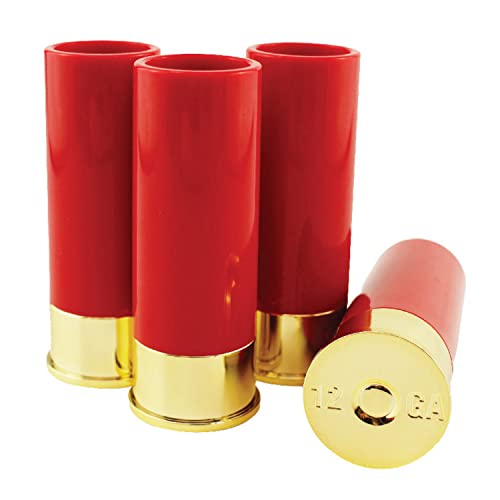 Winkee - 4 Bicchierini Da Liquore Per Shotgun | Bicchierini Da Liquore A Forma Di Capsula Shotgun | Bicchieri In Plastica Tequila Shot Per Feste E Fes