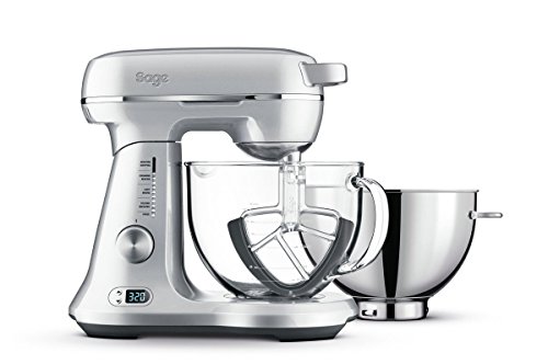 Sage - The Bakery Boss - Impastatrice Per Pasticceria - Alluminio Spazzolato, Alluminio Spazzolato