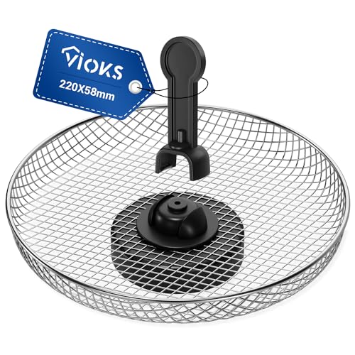 Vioks Cestino Di Cottura Per Tefal Airfryer Ø220 Mm Di Ricambio Per Tefal Xa701074 Xa701072 Xa701070 Per Friggitrice Ad Aria Calda Tefal Actifry Snack