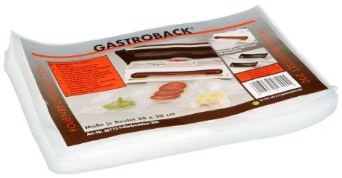 Gastroback 46115-50 Mantenere Sacchetti Sottovuoto 20 X 30 Centimetri (Importato Dalla Germania)