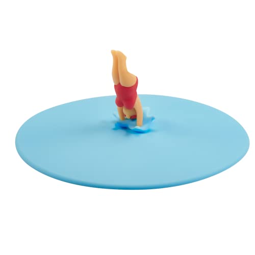 Lurch 210891 Mein Deckel Splash Girls Monika Mut Glasabdeckung Aus Premium-Platin-Silikon Ø10,5Cm