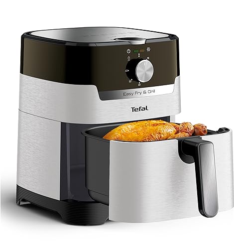 Tefal Ey501A - Friggitrice Ad Aria Calda Easy Fry & Grill, Capacità 4,2 L, Tecnologia 2 In 1, Tecnologia Extra Crisp, Risparmio Energetico, Tecnologia