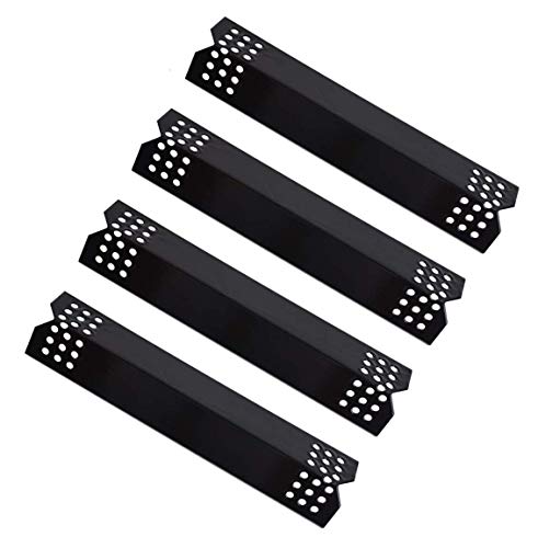 Lokhing 97371 (4 Pezzi) Piastre Riscaldanti In Acciaio Porcellana Per Modelli Sochef, Campingaz, Char-Broil, Cclife E Altri Modelli Di Grill A Gas