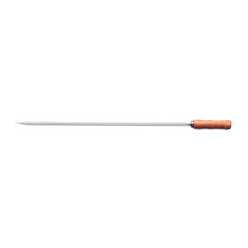 Tramontina 29810/130 - Spiedino In Legno Naturale, 75 Cm, Colore: Argento/Marrone
