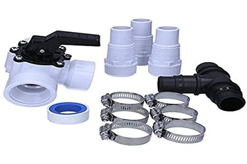 Poolex Poolstar Kit Bypass 32/38Mm - Pc-Bypass-32 - Collegamento Della Pompa Di Calore Piscina Al Sistema Di Filtrazione - Compatibile Con La Gamma Na