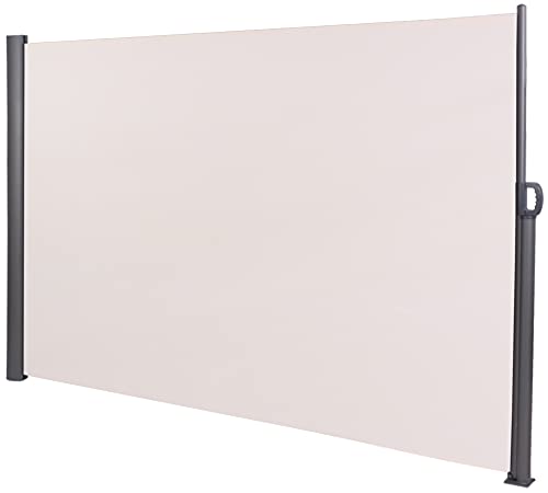 Clp Divisorio Paravento Da Esterno I Separè Ambienti I Parete Separatoria Copertura Raggi Uv, Colore:Crema, Dimensione:180X300 Cm
