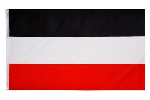 Pheno Flags Bandiera Dell'Impero Tedesco, 90X150 Cm - Bandiera Nera Bianca Rossa Resistente Alle Intemperie Con Doppia Cucitura E Occhielli In Metallo