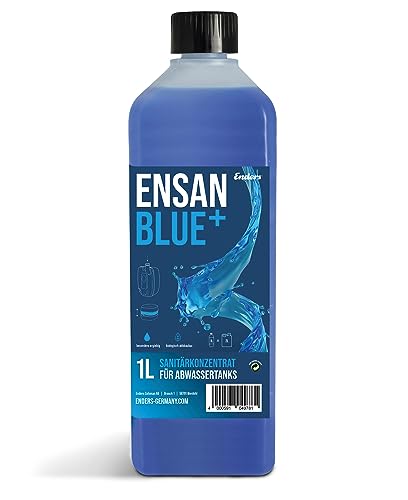 Enders - Additivo Sanitario Ensan Blue+ Per Toilette Portatili, Da Campeggio, 1 L, Per Acqua Pulita, Con Certificazione Blue Angel, #4976