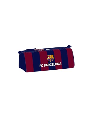 Safta F.C. Barcellona - Astuccio Con Cerniera E Scomparto Per Bambini, Astuccio Per Bambini, Ideale Per Bambini In Età Scolastica, Comodo E Versatile,