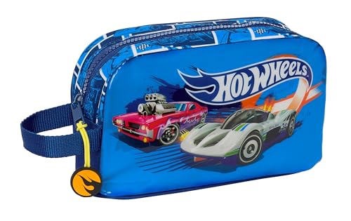 Hot Wheels Sonny – Porta Colazione Termica, Portatodo, Qualità E Massima Resistenza, Porta Alimenti, Ricreo, 21,5 X 6,5 X 12 Cm, Colore Blu Marino, Bl