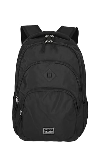 Travelite Zaino Bagagli A Mano, Zaino Per Computer Portatile 15,6 Pollici, Basics, Daypack, Zaino Con Molti Scomparti + Funzione Di Aggancio, 45 Cm, 2