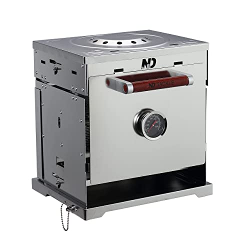 New Direction Tackle Stufa In Acciaio Inox | Pesca E Campeggio | Griglia Barbecue | Forno | Fornello Da Campeggio Multifunzionale | Fornello A Gas