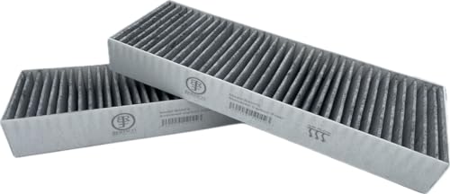 Berfico Filtro Di Ricambio Al Carbone Attivo/Accessorio Di Alta Qualità/Per Piani Cottura Bora Basic (Biu, Bhu, Bfiu, Gp4U) / Alternativa Adatta A Bak