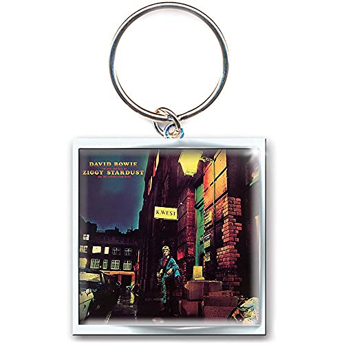 Portachiavi Metallo David Bowie Ziggy Stardust Keychain
