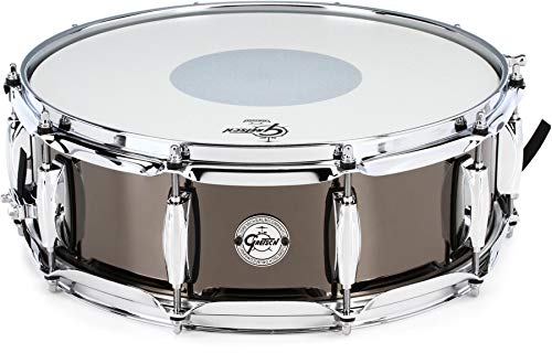 Gretsch Drums - Rullante In Acciaio Nichelato, 12,7 X 35,6 Cm, Con Alette Imperiali