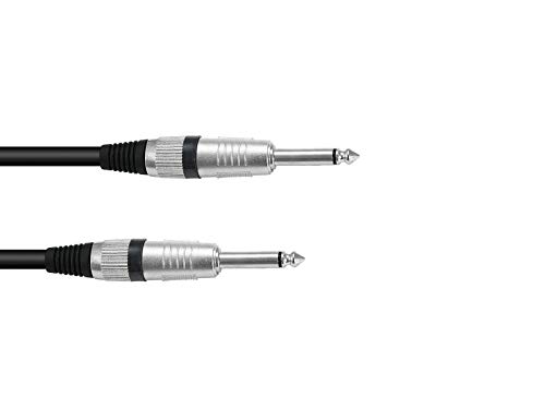 Omnitronic Jack Cavo 6.3 Mono 1M Bk Road