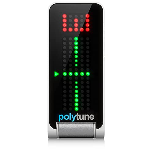 Accordatore A Clip Tc Electronic Polytune Clip Con Modalità Polifonica, Stroboscopica E Cromatica E Display A Matrice Di 108 Led Per Prestazioni Di Si