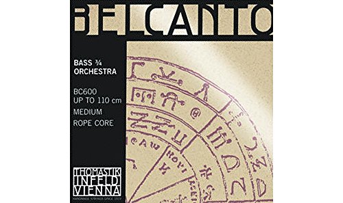 E Belcanto Contrabbasso 3/4 Di Filo D'Acciaio Cromato