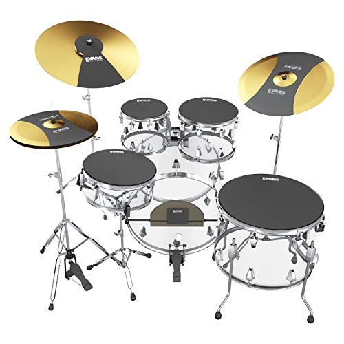 Evans Tappetino Per Esercizi Nero, Set Rockbox Con Bacino E Basso (Sosetrock)