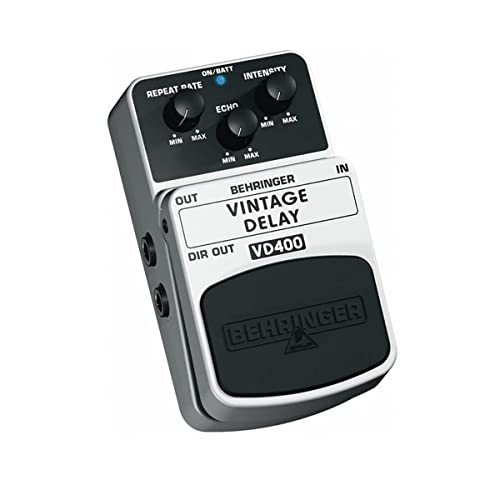 Behringer Vintage Delay Vd400 Pedale Per Effetti Delay Analogico Vintage