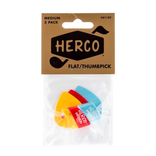 Plettri He112P Herco Flat Thumbpicks Medium Player/3