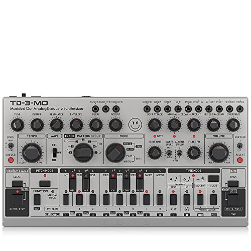 Behringer Td-3-Mo-Sr Sintetizzatore Di Linea Di Basso Analogico "Modded Out" Con Vco, Vcf Controllabile Tramite Midi E Oscillatore Sub-Armonico