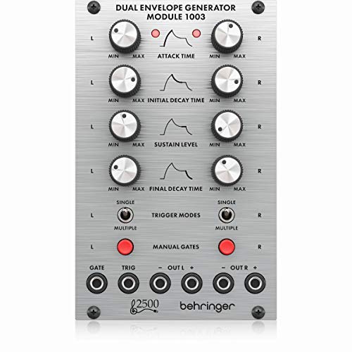Behringer Modulo Generatore Dual Envelope 1003 Leggendario Modulo Generatore Di Doppia Busta Serie 2500 Per Eurorack