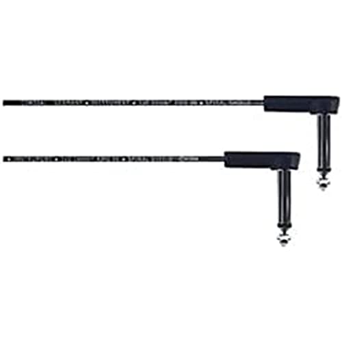 Cordial - Elements Ei 0.05 Rr, Cavo Sbilanciato Patch, Jack Ts (Mono) Angolato/Jack Ts (Mono) Angolato 5 Cm
