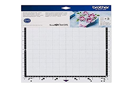 Artemio Brother Scanncut Sdx Tappetino Adesivo Normale, 30,5 X 30,5 Cm, Confezione Da 3