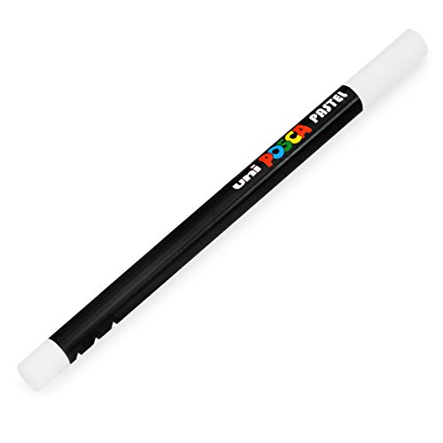 Posca Uni Pastel - Colorazione Professionale Con Cera - Kpa-100 - Bianco (1) - Singolo